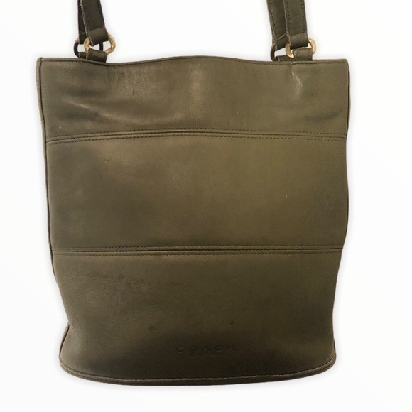 Coach Vintage Loden Green Tote Bag Rare